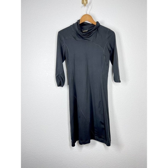 Mountain Hardwear Black Cowl Neck Dress - Picture 1 of 5
